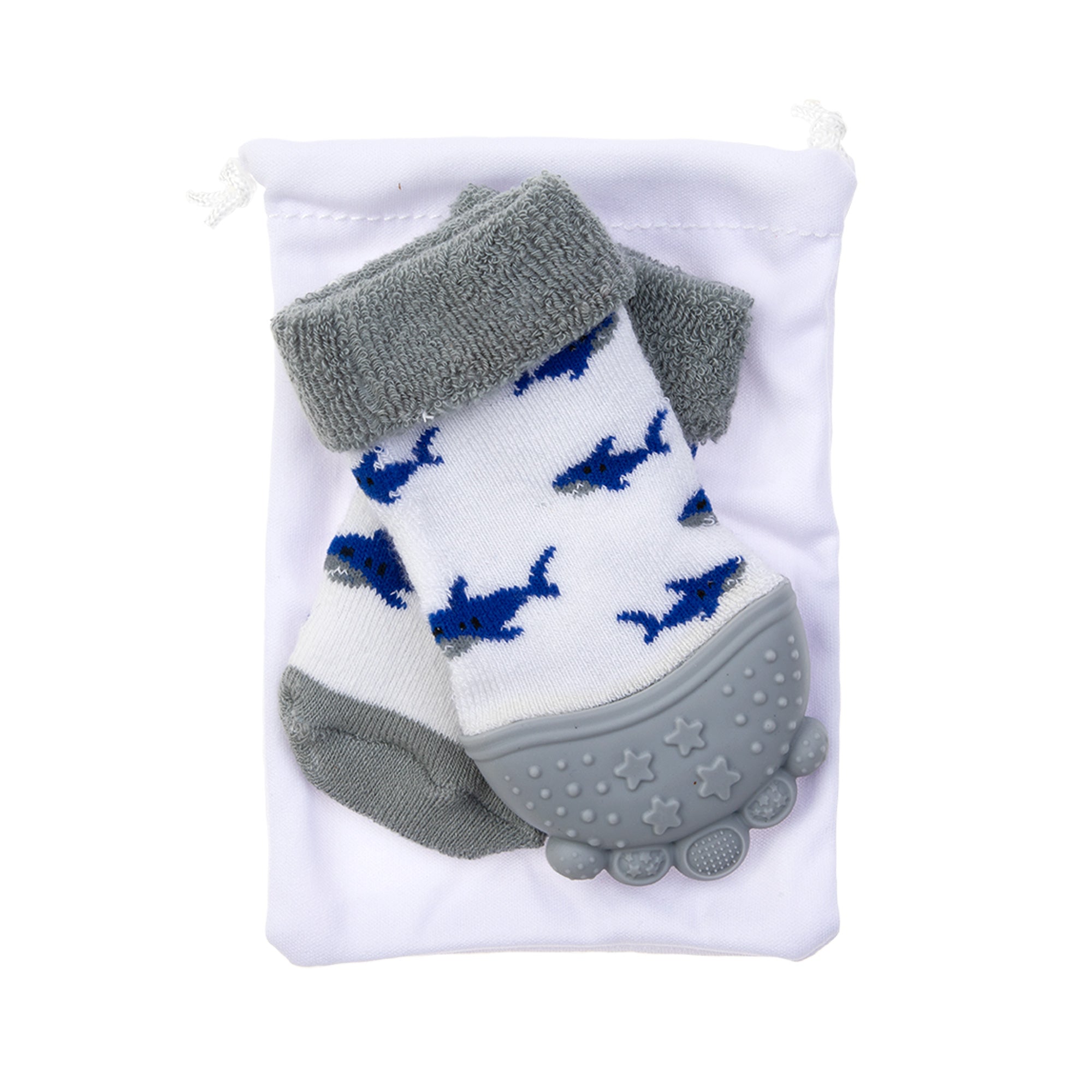 Soft Teether Sock Set with Travel Bag